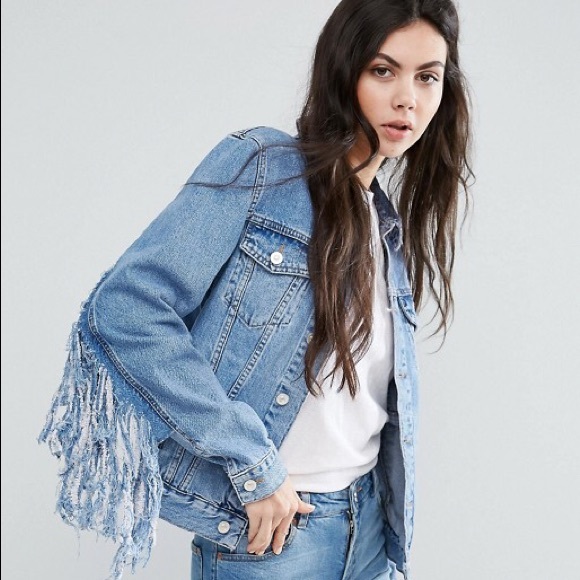 Fringe Denim Jacket - Picture 5 of 7